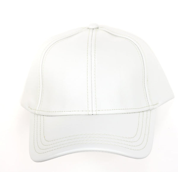 CC Leather Ball Cap