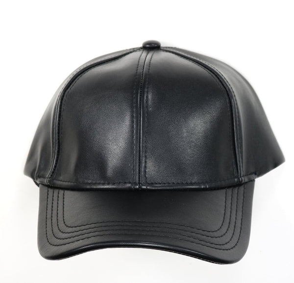 CC Leather Ball Cap
