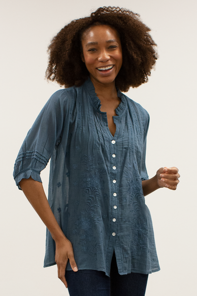 Blusa Omari de Caite & Kyla