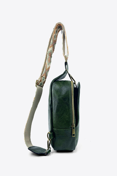 Adjustable Strap PU Leather Sling Bag - ONLINE EXCLUSIVE!