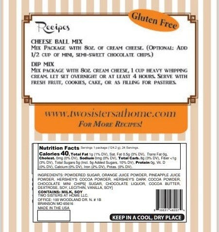 Two Sisters at Home OP's Chocolate Dip