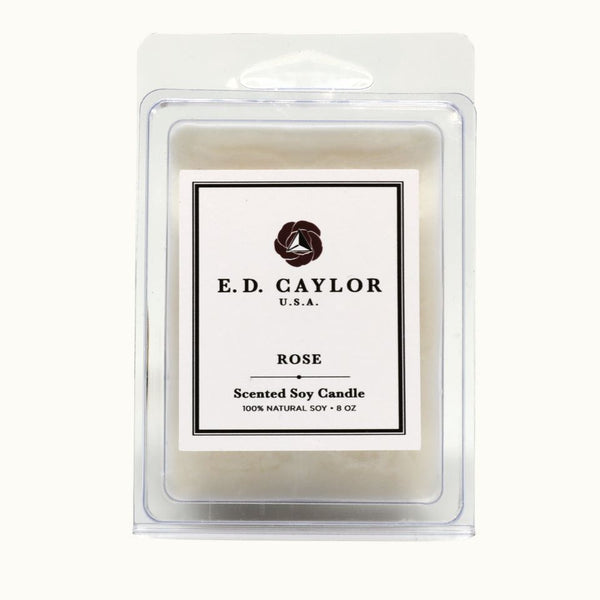 E.D. Caylor Rose 100% Coconut & Soy Luxury Candle