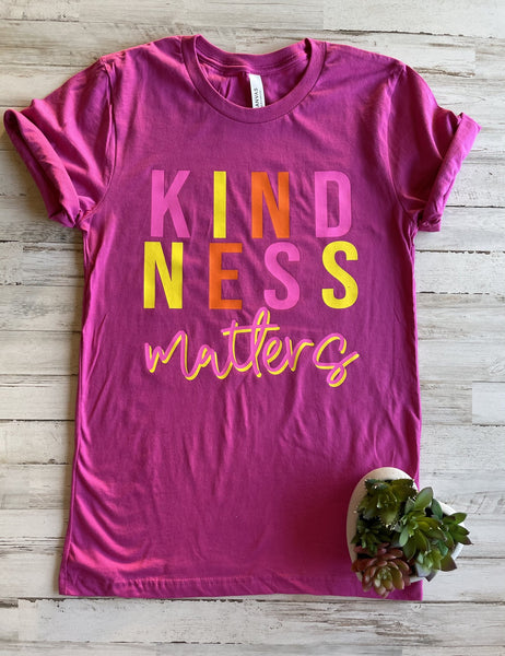 24677 Hazel Kindness Matters Graphic T-Shirt