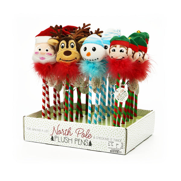 309776 North Pole Plush Pens