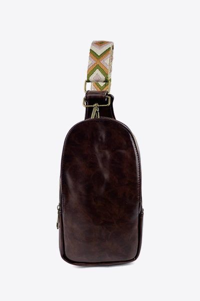 Adjustable Strap PU Leather Sling Bag - ONLINE EXCLUSIVE!