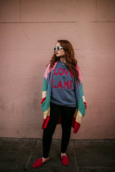 4569 Kathryn's 'Love is Lame' Graphic T-shirt