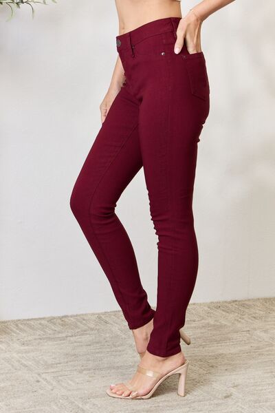 Wide Waistband Slim Fit Long Sports Leggings - ONLINE EXCLUSIVE