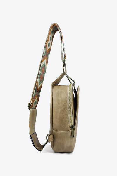 Adjustable Strap PU Leather Sling Bag - ONLINE EXCLUSIVE!