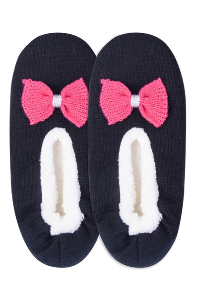 40301 Pantuflas acogedoras con forro de sherpa