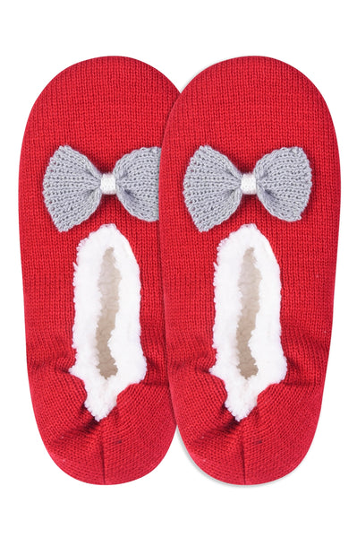 40301 Pantuflas acogedoras con forro de sherpa