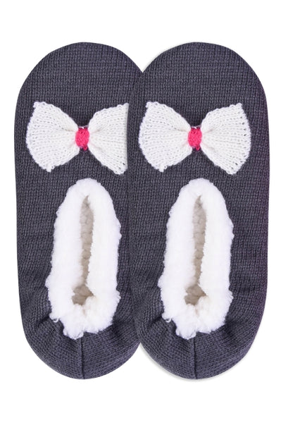 40301 Pantuflas acogedoras con forro de sherpa