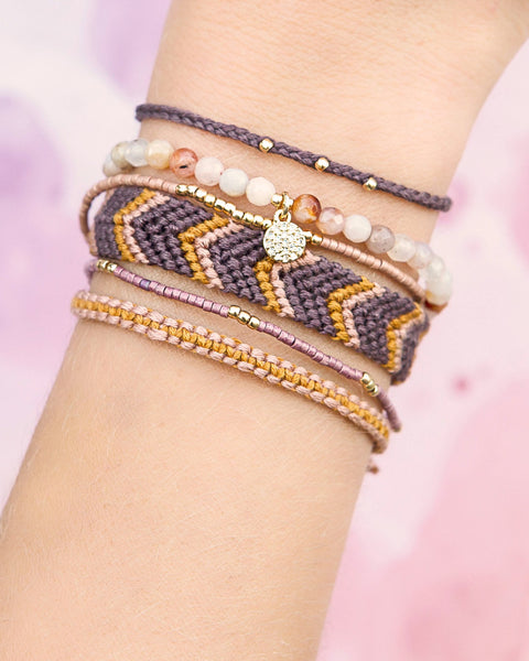 Kit de pulsera de la amistad Karla 2005, color baya