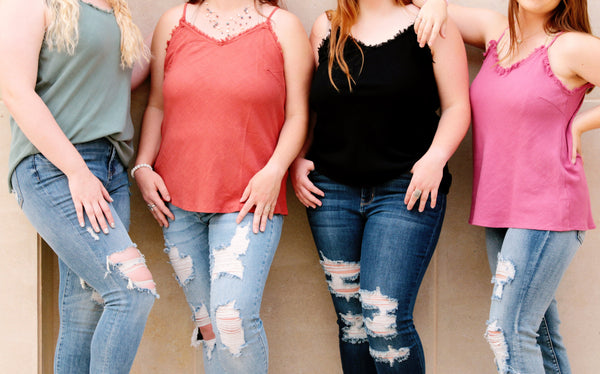 5831 Camisola de lino suave Chelsey Fray - ¡Solo reg!