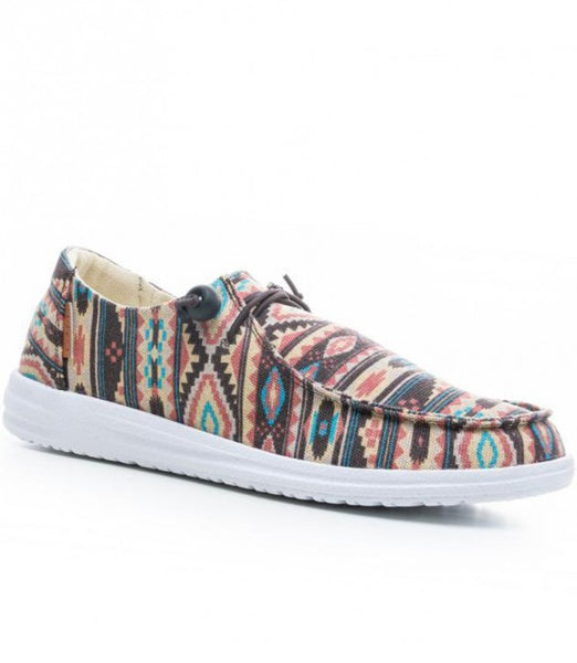 510127 Corky's Pink Aztec Kayak Shoe