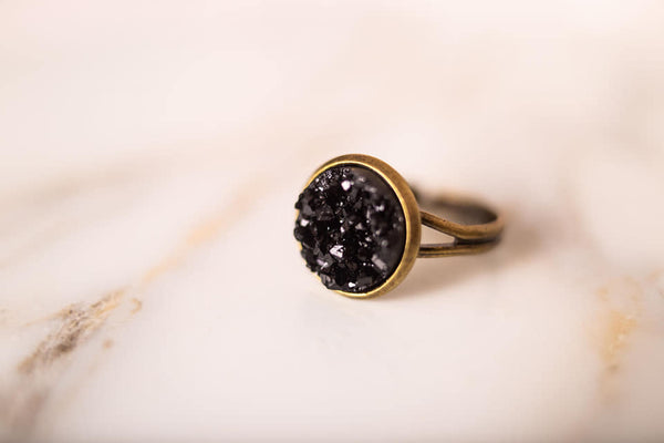 300 Anillo Druzy Eileen