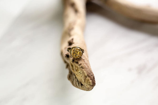 300 Anillo Druzy Eileen