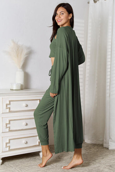 Mischa Tank, Pants, and Cardigan Set with Pockets - ONLINE EXCLUSIVE!