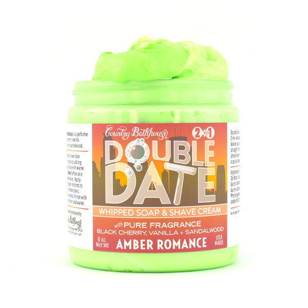 69561 Double Date Whipped Soap and Shave - Amber Romance