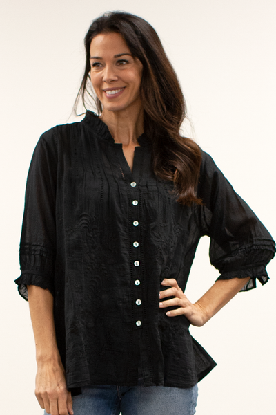 Omari Blouse Top by Caite & Kyla