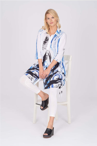 Blusa estilo plumero azul Mood de Ever Sassy by Dolcezza