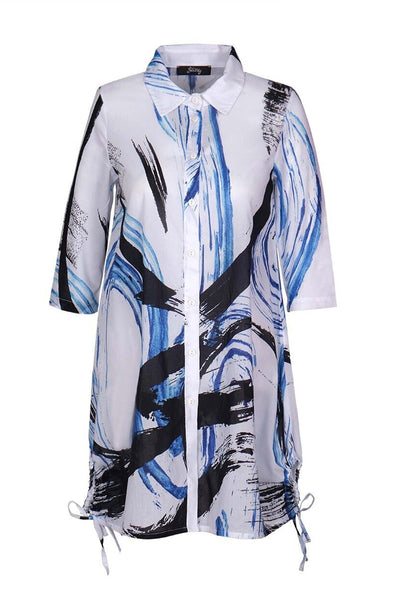 Blusa estilo plumero azul Mood de Ever Sassy by Dolcezza