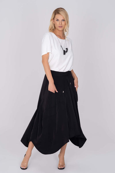 Falda midi negra Ever Sassy by Dolcezza