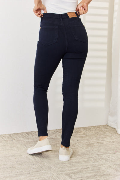 Kelsi Garment Dyed Tummy Control Skinny Judy Blue Jeans - ONLINE EXCLUSIVE!