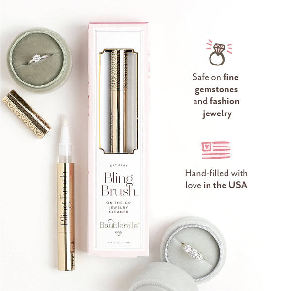 21202 Baublerella Bling Brush The Original Natural Jewelry Cleaner