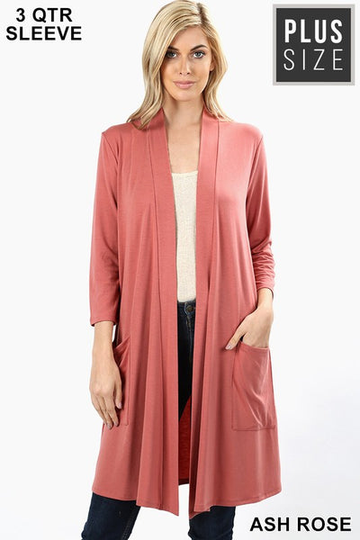 1439   Lauren Slouchy Pocket Cardigan