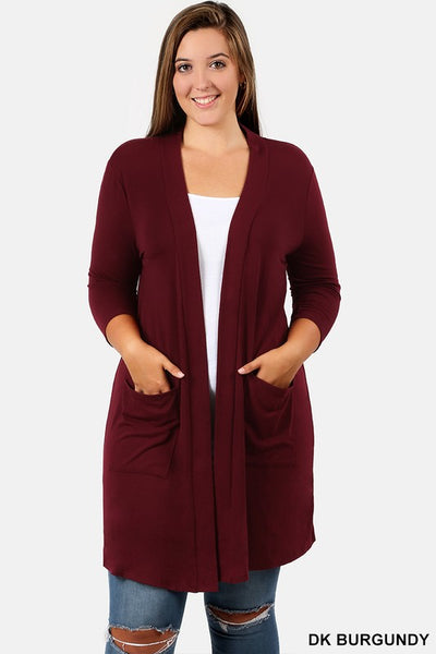 1439   Lauren Slouchy Pocket Cardigan