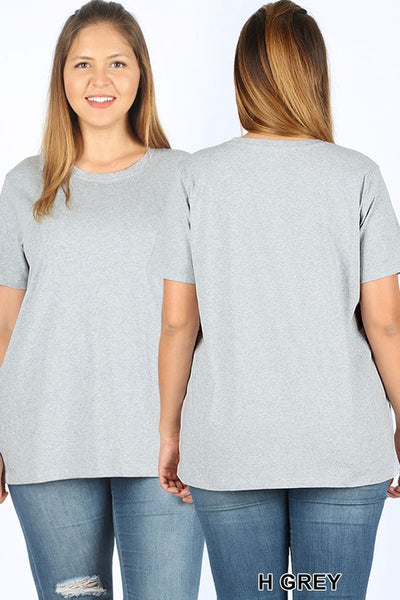 1008   Lana Cotton Crew Neck Tee