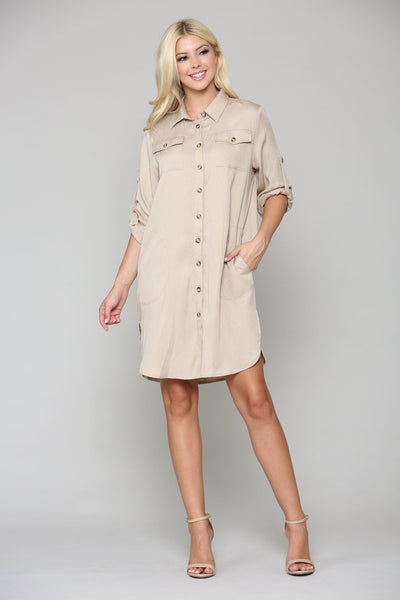 Taylor Tencel Tunic Dress