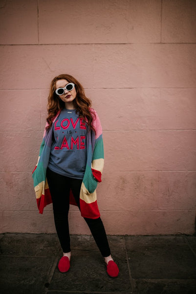 4569 Kathryn's 'Love is Lame' Graphic T-shirt