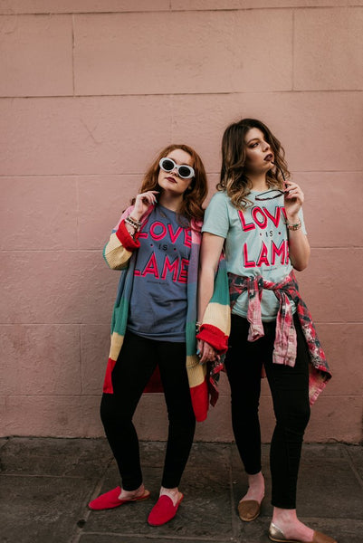 4569 Kathryn's 'Love is Lame' Graphic T-shirt