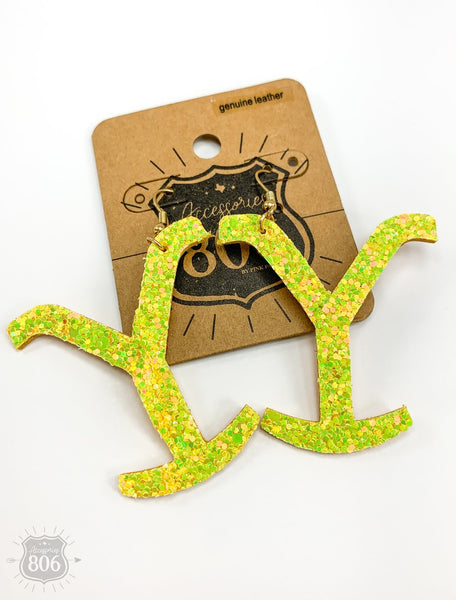 806056 Yellowstone Glitter Earrings