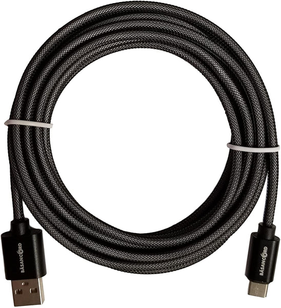 PAN1 Micro USB Basan 10 Foot Charging Cord with Lifetime Replacement Warranty,Military Grade