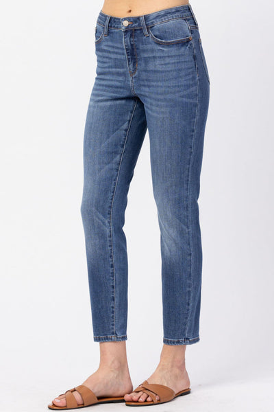 82294 Diane Hi-Rise Slim Fit Non-Distressed Jeans by Judy Blue Jeans