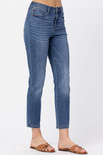82294 Diane Hi-Rise Slim Fit Non-Distressed Jeans by Judy Blue Jeans