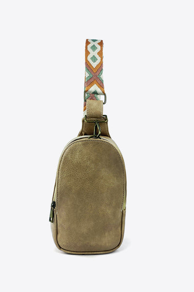 Adjustable Strap PU Leather Sling Bag - ONLINE EXCLUSIVE!