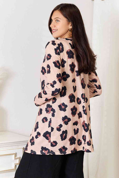 Shelli Printed Button Front Longline Cardigan - ONLINE EXCLUSIVE!