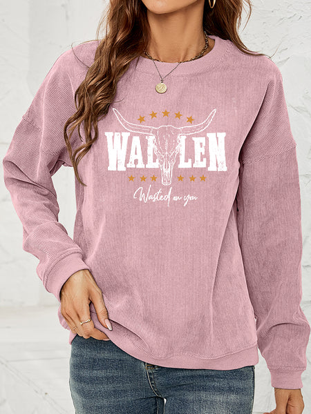 Sudadera con gráfico Wasted on You - ¡EXCLUSIVO EN LÍNEA!