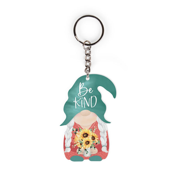 AKC0011 Be Kind Gnome Acrylic Keychain