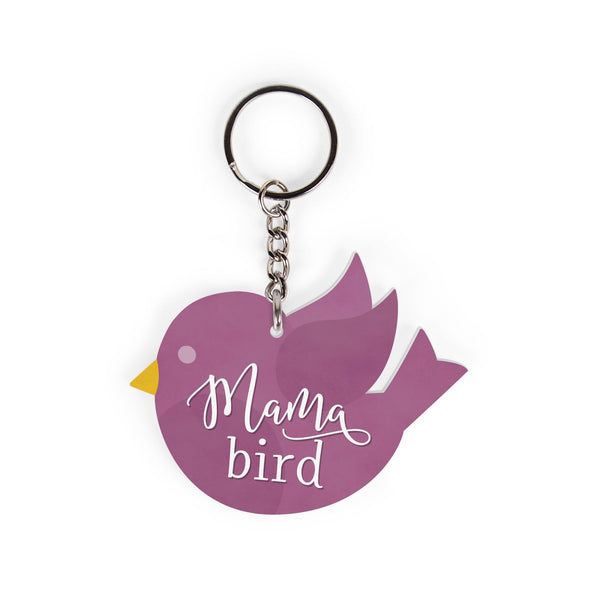 AKC0021 Mama Bird Acrylic Keychain