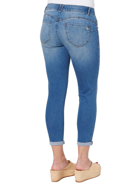 WKE1176VO Rosa Ab-Solution Tobillo Skimmer - Regular y Plus Democracy Capri