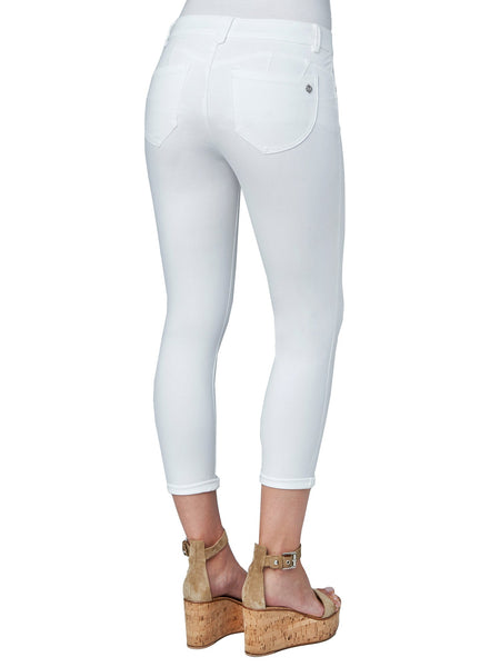 B1176ZSOW Chelsea Ab-Solution Ankle Skimmer White Capri Jeans