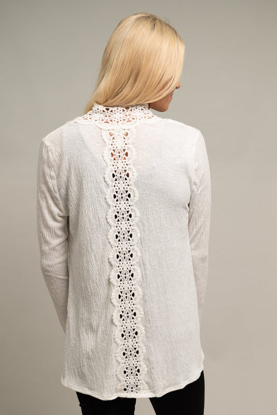 Evelyn Scalloped Cardigan