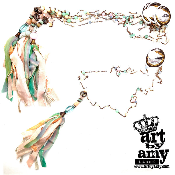 Pastel Tassel Necklace