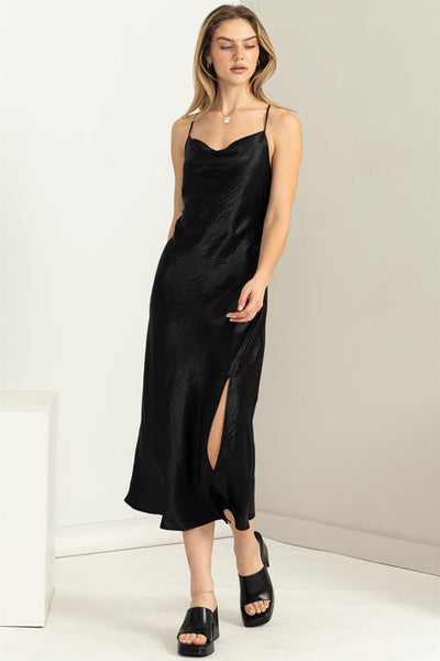 Vestido lencero midi Chandra