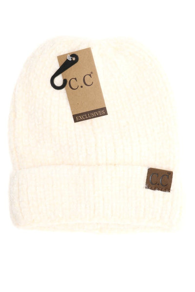 CC Beanie - Fuzzy Chenille Two-Tone