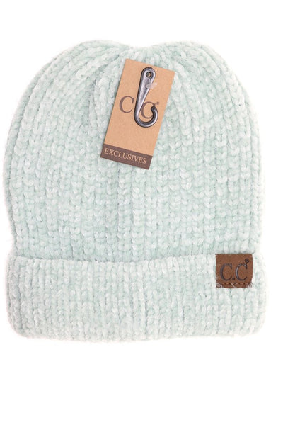 CC Beanie - Fuzzy Chenille Two-Tone